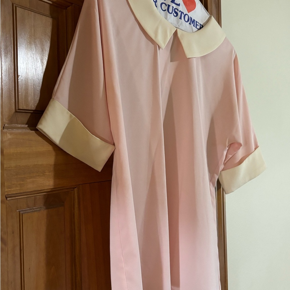 Vintage Preppy soft Pink Collared Shirt - Picture 6 of 9